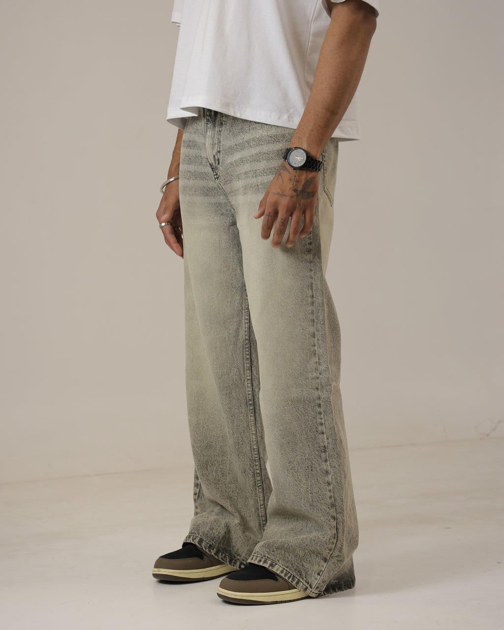 Static Olive Baggy