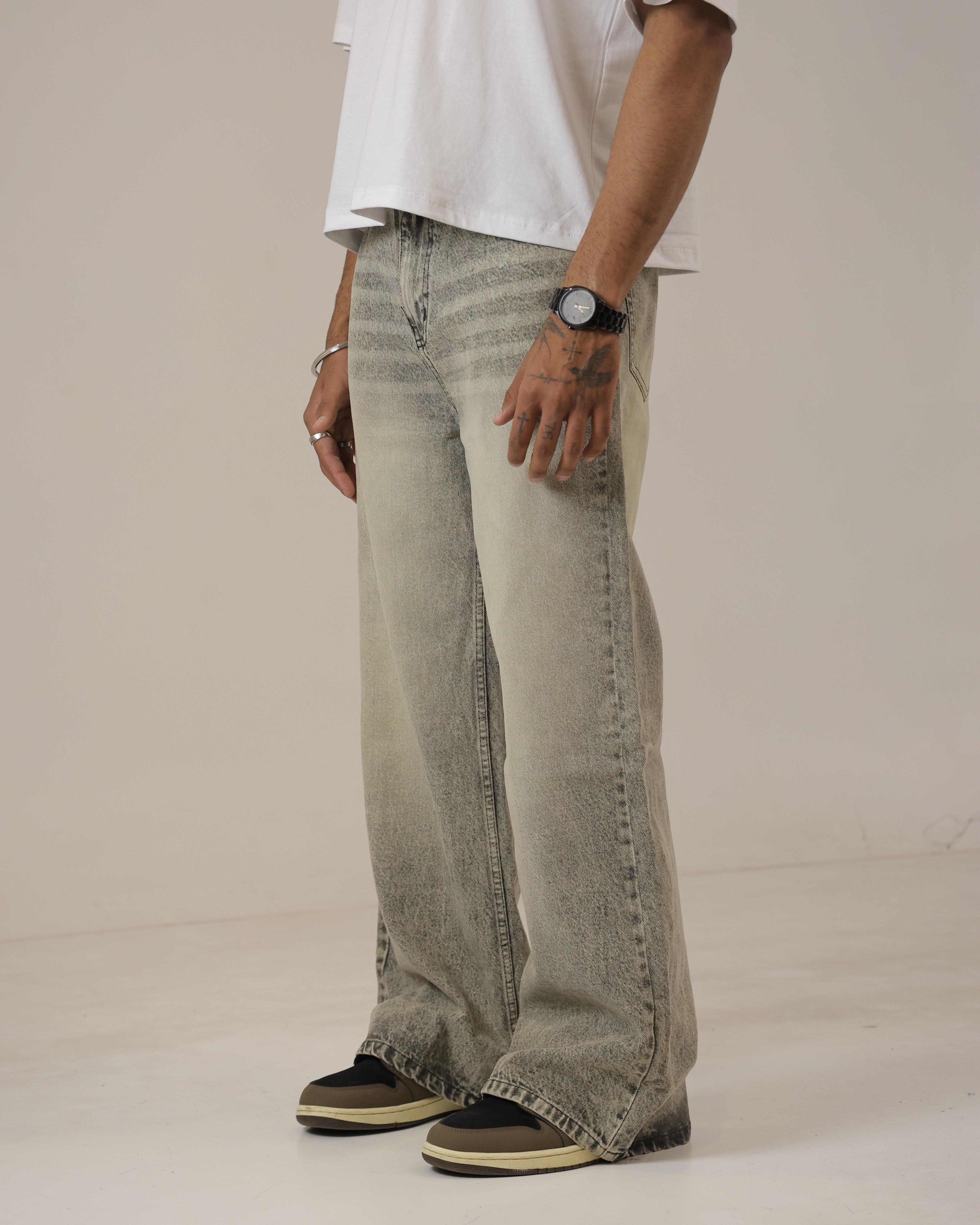 Static Olive Baggy