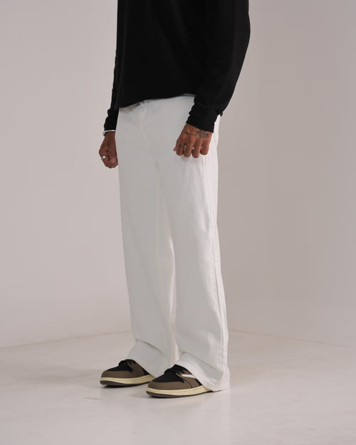 CHALK WHITE BAGGY