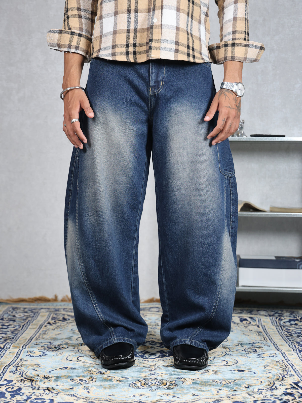 COBALT BLUE POCKET BARREL