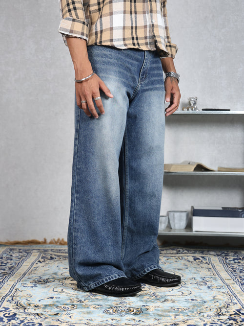 DEEP BLUE BAGGY