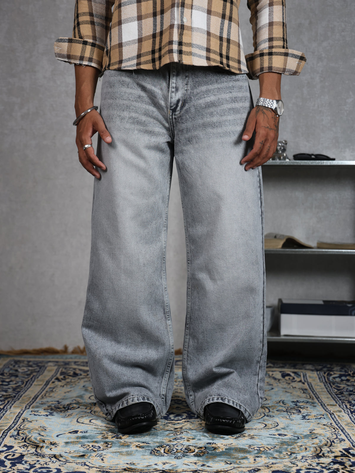 Steel Grey Baggy