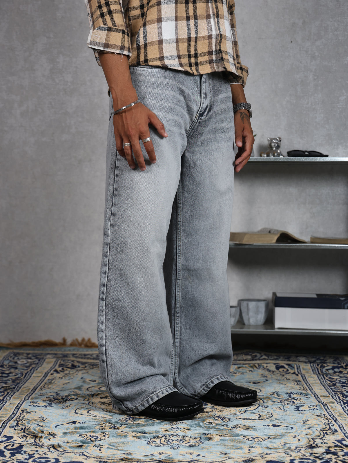 Steel Grey Baggy