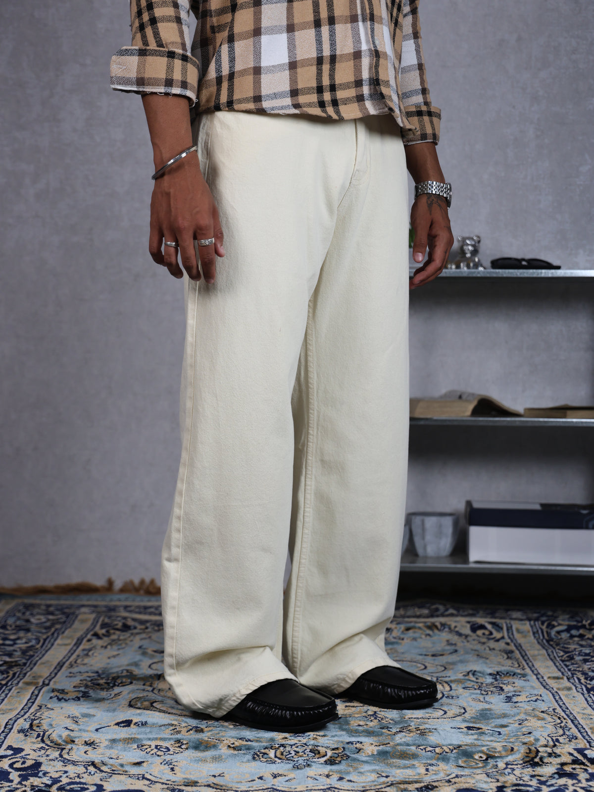 OFF-WHITE BAGGY