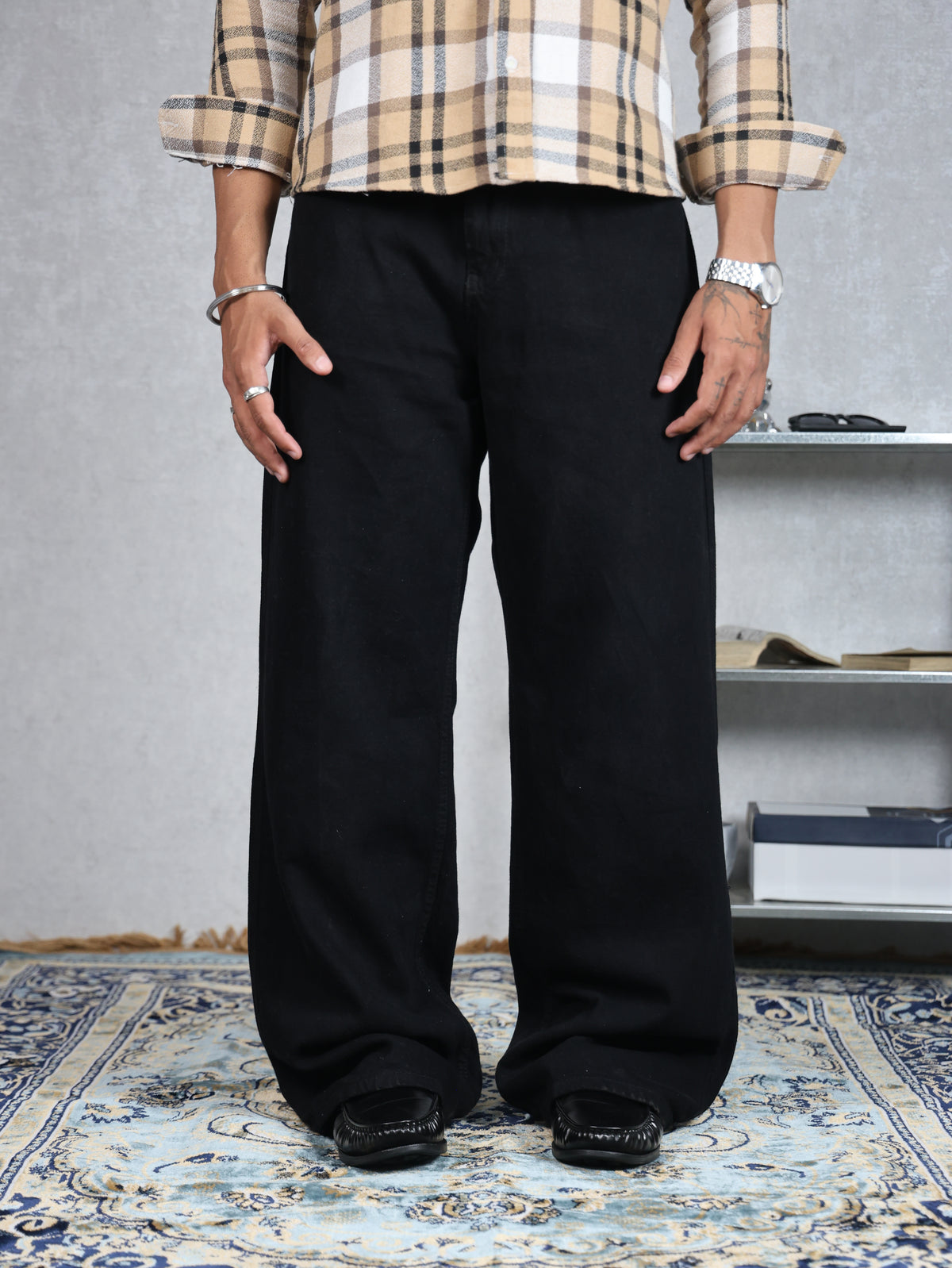 JET BLACK BAGGY