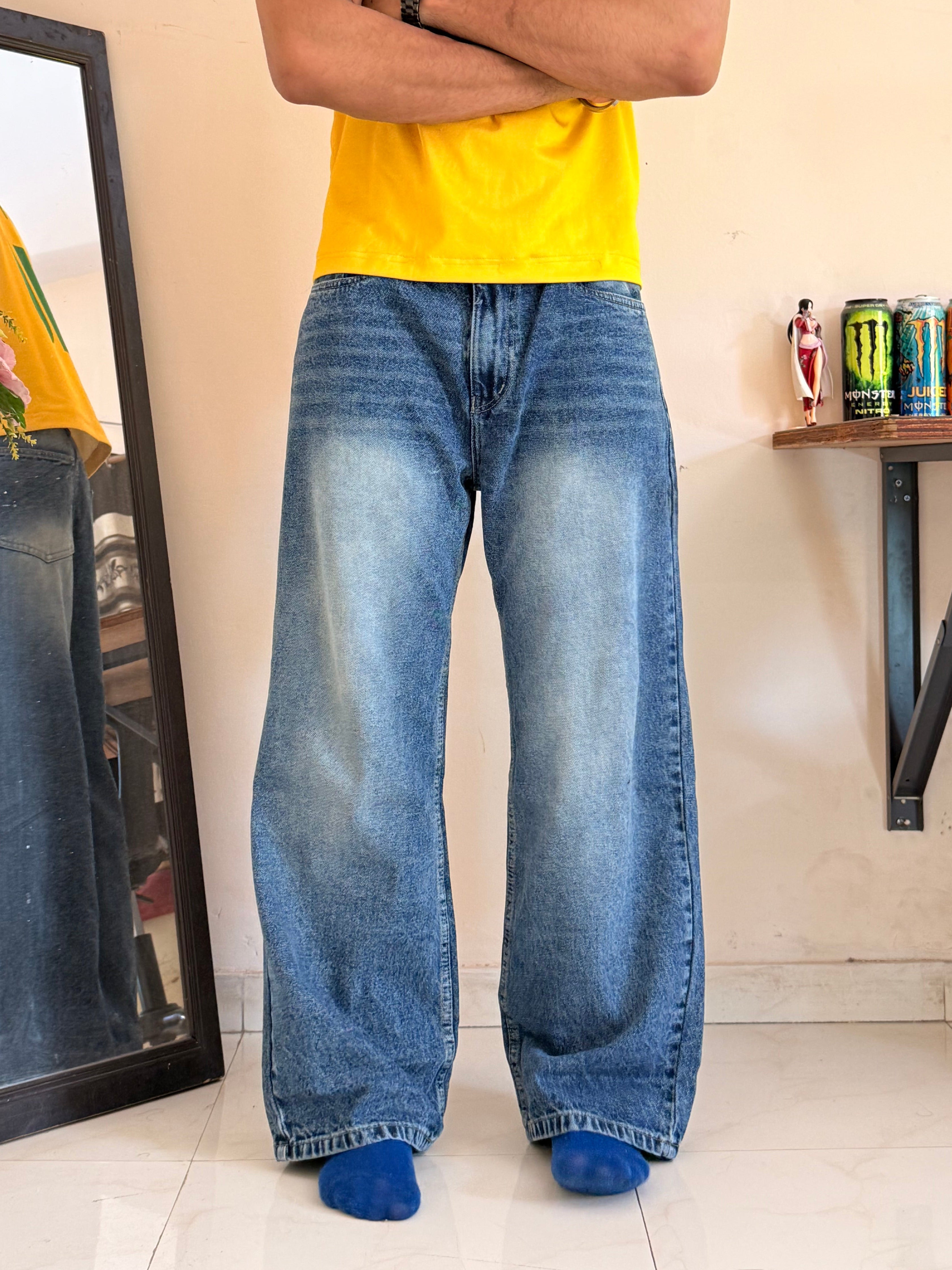 DEEP BLUE BAGGY