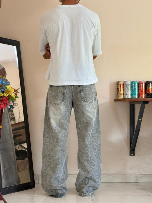 ASH GREY BAGGY